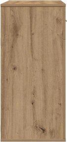 vidaXL Πλαϊνό γραφείο Artisan Oak 78 x 38 x 80 εκ Επεξεργασμένο ξύλο