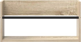 vidaXL Ράφι Περιοδικών με ράφι 2 pcs Δρύς Sonoma 60 x 12 x 30 εκ