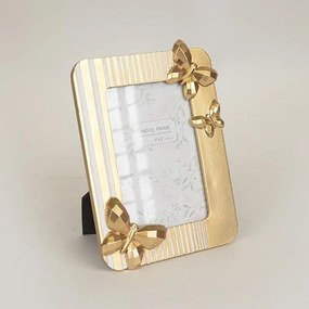 Κορνίζα Για Φωτογραφία 10x15cm 756-12014 14,5x19,5x1,5cm Gold-White Estheti Home Polyresin