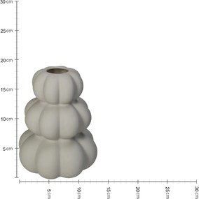 Βάζο ArteLibre Κολοκύθα Ιβουάρ Δολομίτης 14.2x14.2x18.6cm