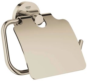 Χαρτοθήκη Grohe New Essentials με καπάκι-Nikel Gualistero