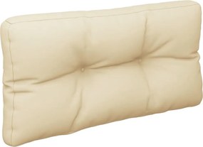 vidaXL Μαξιλάρι Παλέτας Μπεζ 70 x 40 x 12 εκ. Υφασμάτινο
