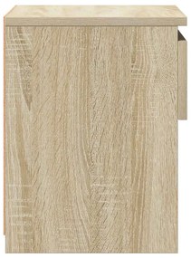vidaXL Κομοδίνα 2 τεμ. Sonoma Δρυς 40 x 30 x 39 εκ. από Επεξ. Ξύλο