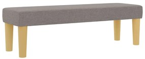 vidaXL Κρεβάτι με ελατήρια με στρώμα Taupe 120 x 200 cm ύφασμα