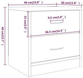 ΚΟΜΟΔΙΝΟ ΓΚΡΙ SONOMA 40 X 30 X 40 ΕΚ. ΑΠΟ ΕΠΕΞΕΡΓΑΣΜΕΝΟ ΞΥΛΟ 815407