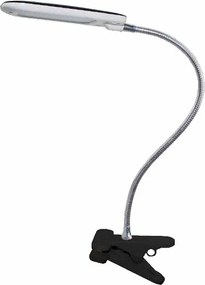 Πορτατίφ LED Με Κλιπ Aca Baz 15205LEDBKC Black