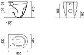 Λεκάνη Gsi Pura L