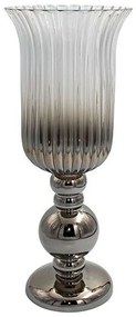 Βάζο 374-224-393 48cm Silver Glass