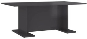 vidaXL Τραπεζάκι Σαλονιού Γυαλιστερό Γκρι 103,5x60x40 εκ. Μοριοσανίδα