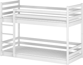 MINI 80x160 white bunk bed Lano Furniture