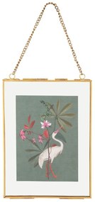 Κορνίζα Τοίχου Με Αλυσίδα 51091001 S 14x20cm Gold Pip Studio Metal, Glass