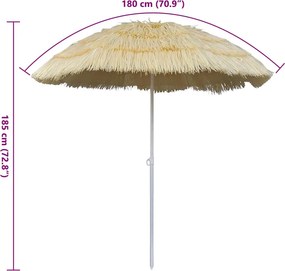Ομπρέλα Θαλάσσης Hawaii με Κλίση