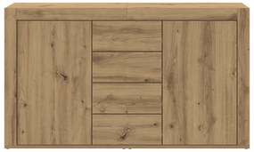 vidaXL Γραφείο Δρυς Επεξεργασμένο ξύλο 120 x 36 x 69 εκ. Πλαϊνό γραφείο