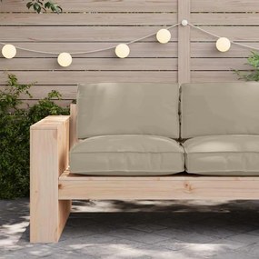 vidaXL Μαξιλάρι Ύφασμα Όξφορντ Taupe 80 x 80 x 12 cm