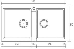 Νεροχύτης Sanitec 334-Granite Celtic Stone