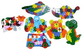 Εκπαιδευτικό Ξύλινο Πάζλ 6τεμ - Educational Wooden Puzzle