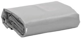 vidaXL Μουσαμάς Γκρι 5 x 8 μ. 650 γρ./μ²