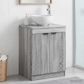 vidaXL Ντουλάπι Μπάνιου Γκρι Sonoma 54 x 41 x 70 εκ Επεξεργασμένο Ξύλο