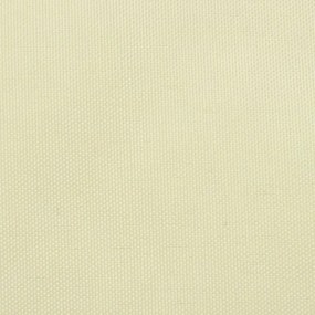 vidaXL Πανί Σκίασης Τρίγωνο Κρεμ 5 x 5 x 5 μ. από Ύφασμα Oxford