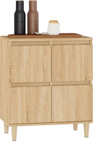 vidaXL Συρταριέρα Sonoma Δρυς 60x35x70 εκ. Επεξεργασμένο Ξύλο