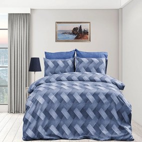 Πάπλωμα Αλκμήνη 454 Blue DimCol Υπέρδιπλo 220x240cm Cotton-Polyester