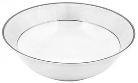 Σαλατιέρα Classic Stripes PR17310204 Φ23cm Black-White Oriana Ferelli® Small Porcelain