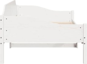 vidaXL Σκελετός Κρεβ. Χωρίς Στρώμα Λευκό 90x200 εκ Μασίφ Πεύκο