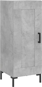vidaXL Ντουλάπι Γκρι Σκυροδέματος 34,5x34x180 εκ. Επεξεργασμένο Ξύλο