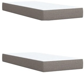 ΚΡΕΒΑΤΙ BOXSPRING ΜΕ ΣΤΡΩΜΑ TAUPE 200X200 ΕΚ. ΥΦΑΣΜΑΤΙΝΟ 3289472