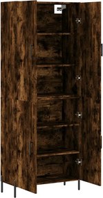 vidaXL Ντουλάπι Καπνιστή Δρυς 69,5x34x180 εκ. από Επεξεργασμένο Ξύλο