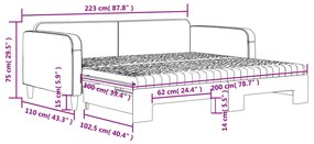 ΚΑΝΑΠΕΣ ΚΡΕΒΑΤΙ ΣΥΡΟΜΕΝΟΣ TAUPE 100X200ΕΚ. ΥΦΑΣΜΑΤΙΝΟΣ ΣΤΡΩΜΑΤΑ 3196842