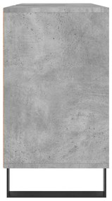 vidaXL Ντουλάπι Μπάνιου Γκρι Σκυροδέματος 80x33x60 εκ. Επεξ. Ξύλο