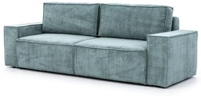 Διθέσιος καναπές Κρεβάτι Flabio, γαλάζιο 245x90x95cm-BOG1847