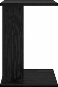 vidaXL End Table Μαύρη Οξυά 35 x 25 x 50 εκ Επεξεργασμένο ξύλο