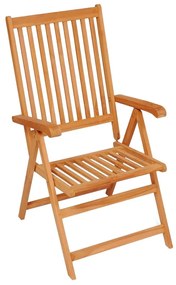 vidaXL Καρέκλες Κήπου 2 τεμ. από Μασίφ Ξύλο Teak & Μπλε Ρουά Μαξιλάρια