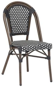 Καρέκλα Bistro Paris 46x54x88cm White - Black