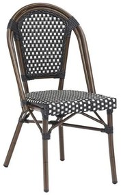 Καρέκλα Bistro Paris 46x57x88cm White - Black