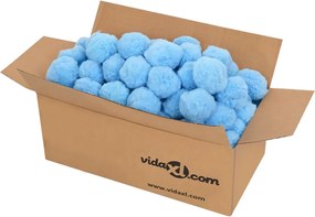 vidaXL Σφαιρίδια Φίλτρου Πισίνας Αντιβακτηριακά Μπλε 1400 γρ. Πολυαιθ.