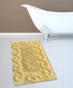 Πατάκι Μπάνιου 45x70 San Lorentzo BM-82 Spiral Loop Lemon