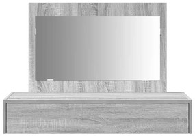 vidaXL Τραπέζι περιποίησης Γκρι 100 x 40 x 70 εκ. Επεξεργασμένο ξύλο