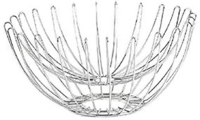 Φρουτιέρα Με Διπλό Τοίχωμα Mtt109 32X32X16cm Silver Espiel Metal