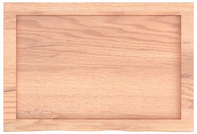 vidaXL Πάγκος Μπάνιου Αν. Καφέ 60x40x(2-6) εκ. Επεξεργ. Μασίφ Ξύλο