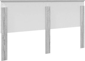 vidaXL Κεφαλάρι Γκρι Σονομά 100 cm Μηχανικά επεξεργασμένο ξύλο