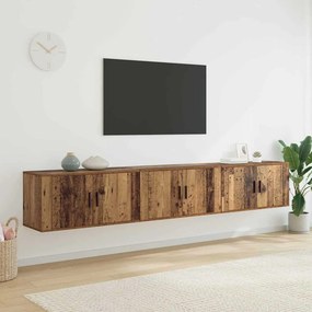 vidaXL Σετ Βαθμιδωτών Ντουλαπιών Τηλεόρασης 3 pcs Παλιό Ξύλο