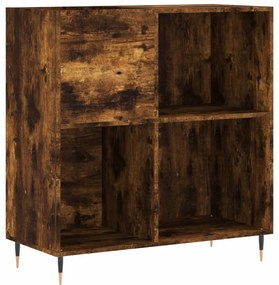 vidaXL Δισκοθήκη Καπνιστή Δρυς 84,5 x 38 x 89 εκ. από Επεξεργ. Ξύλο
