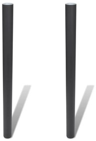 vidaXL Αυτοκόλλητο Τοίχου Μαυροπίνακας 2 Ρολά 0,45 x 2 μ. με Κιμωλίες
