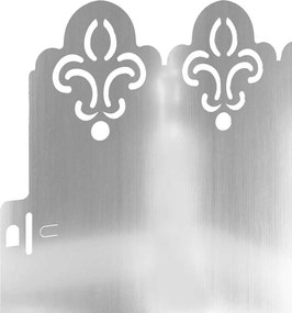 vidaXL Περιγράμματα γκαζόν 30 pcs Ασημί 103 x 0,05 x 22 εκ