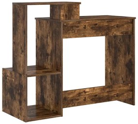 vidaXL Γραφείο Καπνιστή δρυς 106 x 40 x 88.5 εκ Επεξεργασμένο ξύλο