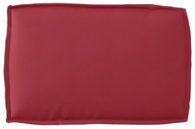 vidaXL Σετ Μαξιλαριών Παλέτας 2 Τεμαχίων Wine Red Oxford Fabric
