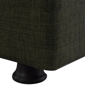 ΚΑΝΑΠΕΣ ΚΡΕΒΑΤΙ ANDRI ΤΡΙΘΕΣΙΟΣ DARK OLIVE  180x72x77 εκ.